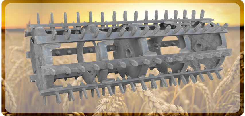 Thresher With Spikes